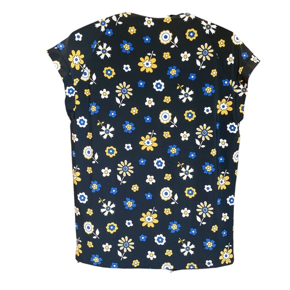 ANNE KLEIN Floral Short Sleeve Top - NWT - Size 1X - Picture 2 of 2